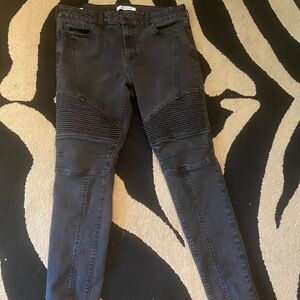 PacSun Black Biker Jeans